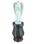 Άγαλμα αγγέλου σε καντήλι σιδηρούν ασημί