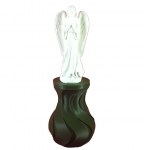 Άγαλμα αγγέλου σε καντήλι στρόβιλος λαδί