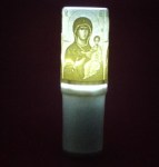 Ηλεκτρικό κερί μπαταρίας με την Παναγία Αρσανιώτισσα