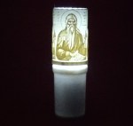 Ηλεκτρικό κερί μπαταρίας με τον Άγιο Φιλάρετο