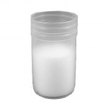 Refill κερί λευκό σε πλαστική θήκη 60Χ100mm 30ωρών