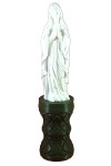 Άγαλμα Παναγίας σε καντήλι μωσαϊκό λαδί