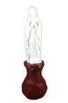 Άγαλμα Παναγίας σε καντήλι στρόβιλος μπορντό