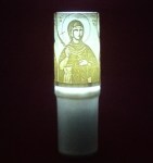 Ηλεκτρικό κερί μπαταρίας με την Αγία Ματρώνα