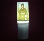 Ηλεκτρικό κερί μπαταρίας με τον Άγιο Προκόπιο