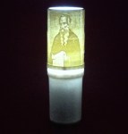Ηλεκτρικό κερί μπαταρίας με τον Άγιο Θεοδόσιο