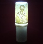 Ηλεκτρικό κερί μπαταρίας με τον Άγιο Βαρνάβα