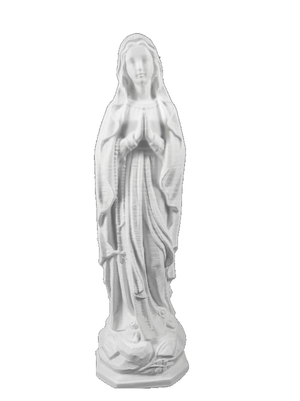 Άγαλμα Παναγίας λευκό